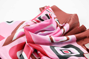 Custom Print Polyester Cotton Square Bandana Multicolor <b>Head</b> <b>Scarf</b> for Women Bandana silk satin custom printed square - Product Image 3