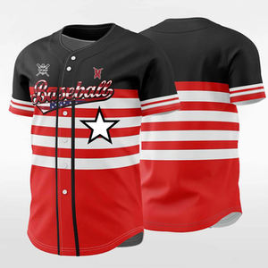 Camiseta de Béisbol de Color Sólido para Hombre, Talla Grande, Ropa Deportiva para Adultos, Camiseta y Uniformes de Equipo con Estampado por Sublimación - Product Image 1