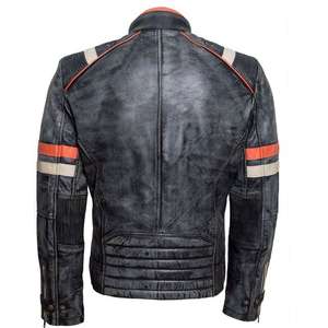 Chaqueta de Motociclismo de Cuero de Alta Calidad, Resistente al Viento, para Carreras y Turismo, Fabricante OEM Personalizado, para Todas las Estaciones - Product Image 2