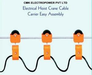 Porte-câble de grue 50mm MS Color Coated Trolley Capacité de charge jusqu'à 300kg CMK Marque Rail Taille 30x33 à 63x63mm - Product Image 5