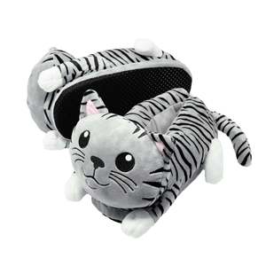 SLOFFIES Pantoufles en peluche pour adulte, taille unique, à bout fermé et lumineuses - Product Image 4