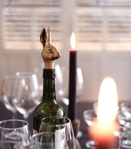 Bouchon à vin artisanal en laiton en forme d'animal, finition de luxe, articles de bar haut de gamme, tendance, export, vente en gros, faible MOQ - Product Image 6