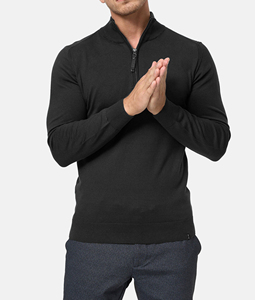 Gran oferta de sudaderas para hombre, sudadera de moda, sudadera atlética elegante, cuello redondo, cremallera 1/4 - Product Image 6