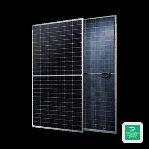 Panneau solaire monocristallin bifacial double vitrage Solar4America 550W - 144 demi-cellules, cadre 35mm S4A550-144MH10 - Product Image 1
