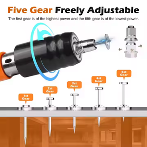 <span class=keywords><strong>Pistolet</strong></span> <span class=keywords><strong>à</strong></span> clous professionnel-Outil de fixation manuel sans fil pour la fixation du béton/acier/bois, du plafond et du toit avec conception anti-vibration - Product Image 4