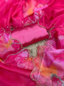 Diseñador indio Baby Pink Printed Saree Último exclusivo Elegante Sexy Gorgeous Indian Party Wear Sari Exclusive Fancy Sari - Product Image 5