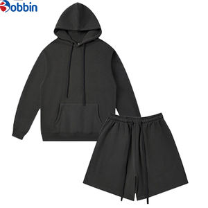 ชุดจ็อกเกอร์แบบใหม่ ยูนิเซ็กซ์ สกรีนโลโก้ได้  แฟชั่นฤดูใบไม้ร่วง ระบายอากาศ แห้งเร็ว เสื้อฮู้ด กางเกงขาสั้น ซับในขนแกะ แขนยาว ไซส์พลัส - Product Image 6