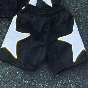 Wholesale Summer Custom Two Piece Windbreaker Short Jacket Set Mens Windbreaker Tracksuit Short Set - Product Image 6