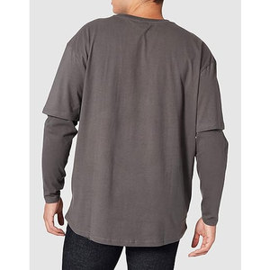 Camisetas de doble capa para hombre de la mejor calidad, ropa de verano para hombre, camisetas de doble capa a la venta - Product Image 2