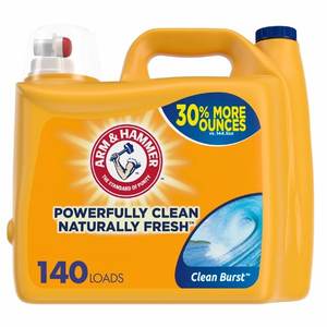 Lessive liquide Arm & Hammer Clean Burst jetable et écologique, 105 lavages, 105 fl oz, best-seller - Product Image 5
