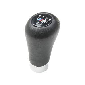 Pomo de Palanca de Cambios de Cuero Plano para BMW Serie 5 E34, E60, F10 - Product Image 1