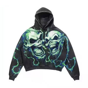 Nueva tendencia adultos polar pulóver sudaderas con capucha de alta calidad 100% invierno térmico Terry sólido cuello con capucha bajo MOQ - Product Image 3