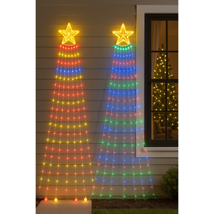 Luces de Navidad LED Multicolores en Forma de Muñeco de Nieve, Impermeables para Exteriores, Decoración de Jardín, Fiesta, Alimentación por CC - Product Image 3