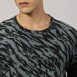 T-shirt ample et carré pour homme en coton 100% de haute qualité, épais, respirant, écologique, infroissable, grande taille, manches courtes - Product Image 3