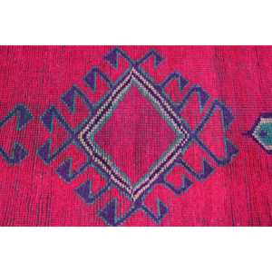 พรมตุรกีวินเทจขนาด 3.3x11 ฟุต, พรมปูพื้น, พรมขนสัตว์สีแดง - Product Image 5
