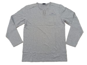Ensemble t-shirt ras du cou à manches longues et pantalon ample pour homme - Product Image 3
