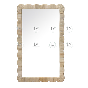 Nueva llegada 2025 espejo de ratán decoración colgante de pared para decoración del hogar Decoración de dormitorio de Vietnam - Product Image 1