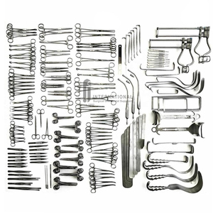 ชุดการผ่าตัด laparotomy สแตนเลสพร้อมเครื่องมือแบบหนีบโดย fj.inersivated 197ชิ้น - Product Image 2