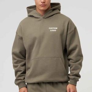 Hot <b>Trendy</b> 100% Cotton Comfortable Custom Men's Autumn Washed Fleece <b>Hoodie</b> with Embroidery Premium Quality Pullover - Product Image 1