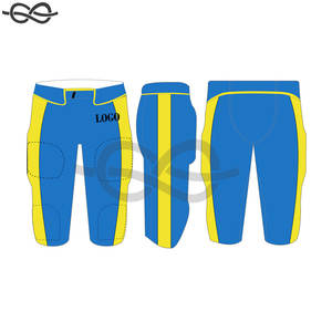 Venta al por mayor de aparejos juveniles de sarga de fútbol americano Jersey de fútbol americano de impresión por sublimación personalizada uniforme de fútbol - Product Image 2