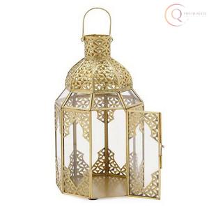 Farol y Portavelas Clásicos de Metal para Decoración de Mesa |   Adecuado para Uso Diario y Festivo - Product Image 3