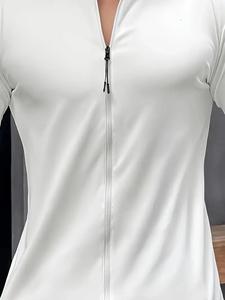 Sports Running Jacket Compression Athletic Zip Up Top <b>Men</b> Training Jacket For Running Exercise <b>Trainer</b> Jackets <b>Men's</b> - Product Image 4