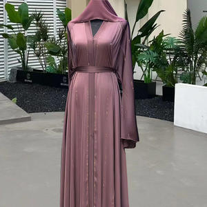 <span class=keywords><strong>Djellaba</strong></span> Eid en satin, Abaya Dubaï, Kaftan, diamants, robe musulmane, <span class=keywords><strong>hijab</strong></span>, vêtements islamiques, robe pour femmes - Product Image 2