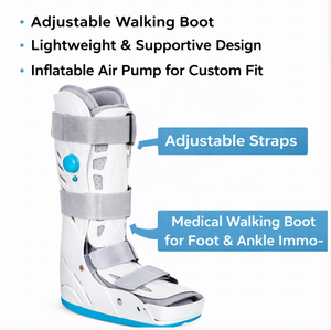 Bota Ortopédica Inflable Universal, Bota Médica Ajustable para Rehabilitación de Lesiones - Product Image 1