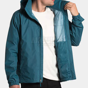 Chaqueta de lluvia impermeable de estilo informal único para hombre con cuello con capucha para uso en invierno - Product Image 4