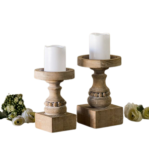 Nouveau support de bougie en bois de Style créatif, meilleure pièce de bougeoir en bois de thème différent pour la vente personnalisée - Product Image 6