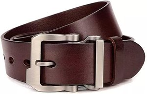 Ceintures habillées personnalisées avec logo, nouveau design, ceintures en cuir véritable de haute qualité pour hommes, avec boucle ardillon élégante, au prix de gros - Product Image 2