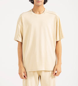 Wholesale Summer Casual Wear 2 Pcs Breathable Street Style Shirt & <b>Shorts</b> Set 360GSM 100% Cotton Custom T-Shirts & <b>Short</b> Set <b>Men</b> - Product Image 1