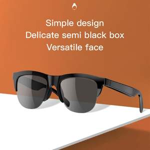 Lunettes de soleil intelligentes Bluetooth F08, monture en plastique ultra légère, commande tactile, audio stéréo sans fil pour téléphone portable - Product Image 3