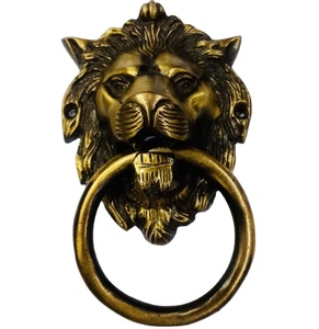 Aldaba de puerta de sirena de hierro fundido antiguo Acabado de latón para instalación de cocina de dormitorio de baño con tornillos un artículo de regalo elegante - Product Image 3