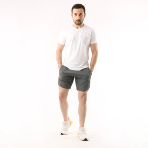 Shorts de travail décontractés pour hommes en tissu durable, shorts en coton doux au toucher pour hommes, shorts d'entraînement athlétiques pour hommes - Product Image 5