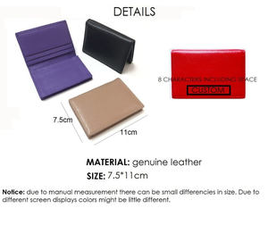 Cartera Tarjetero de Cuero PU con Estampado Personalizado para Hombre y Mujer, Forro de Satén con Función RFID, Cierre Abierto, Diseño Corto - Product Image 6