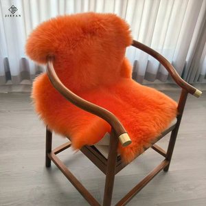 Lussuoso Tappeto in Vera Pelle di Pecora Australiana, Coprisedia in <span class=keywords><strong>Pelliccia</strong></span> <span class=keywords><strong>d</strong></span>'<span class=keywords><strong>Agnello</strong></span> a Pelo Lungo, Morbido Cuscino per Seduta, Decorazione per la Casa - Product Image 2