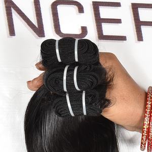 Vente en gros 100% extensions de cheveux humains vietnamiens soyeux Bodywave bruts non transformés pas cher nouveau vendeur vierge cheveux humains indiens - Product Image 1