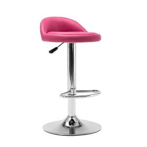 Taburete <span class=keywords><strong>de</strong></span> Bar Giratorio Ajustable <span class=keywords><strong>de</strong></span> Estilo Italiano Moderno con Base <span class=keywords><strong>de</strong></span> Metal y <span class=keywords><strong>Material</strong></span> PU para Uso en Hoteles, Restaurantes y Cocinas - Product Image 1