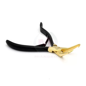 คีมต่อผมสีไททาเนียมปรับแต่งชื่อแบรนด์ของคุณ - Product Image 4