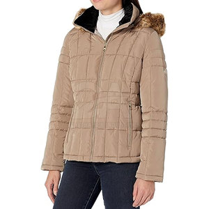 Veste Douce et Fluffy de Haute Qualité avec Capuche Veste d'Hiver Streetwear Femme Fausse Fourrure à Capuche Manteau d'Hiver - Product Image 1