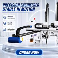 Dernière série de robots manipulateurs industriels Jingbei 5 axes JBG Servo pour la solution d'automatisation de l'emballage de machines IML Haitian