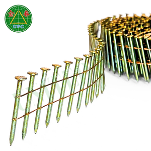 Clavos de bobina de 1-1/4 "x 0.083, revestimiento amarillo de vástago liso para pistola de clavos neumática para fabricación de palés, fábrica directa de Vietnam - Product Image 5