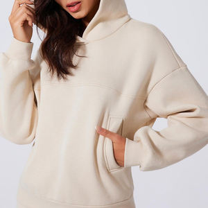 Survêtement d'hiver à capuche pour femmes, uni, pour activités de plein air - décontracté, 100% coton, chaud et respirant - Product Image 4