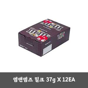 Mars <span class=keywords><strong>M</strong></span>&<span class=keywords><strong>M</strong></span>'s Chocolat au lait 37g x 12EA Snack coréen - Product Image 1