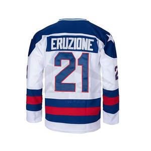 Jersey de Hockey sobre Hielo con Color Personalizado, 100% Poliéster, Números Personalizados, Ropa Deportiva Transpirable, Uniforme de Hockey con Impresión Personalizada - Product Image 3