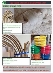 CANNE à peler en rotin brut de haute qualité d'origine vietnamienne pour meubles et cadeaux de fantaisie - Product Image 4