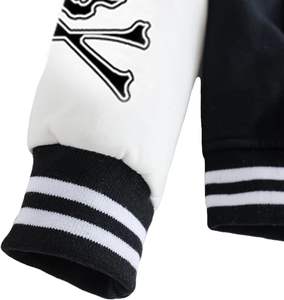 Veste universitaire personnalisée pour vêtements de sport personnalisés à col montant avec impression par sublimation et numéro de nom brodé Style sportif - Product Image 2