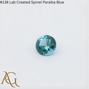 Espinela Cultivada en Laboratorio # 138 Esferas de Espinela Azul Paraíba Creadas en Laboratorio, Material Sintético de Fusión por Llama, Simulación de Materia Prima - Product Image 2