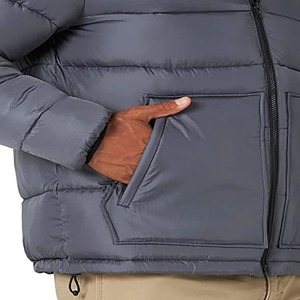 Chaqueta de Invierno Gruesa de Moda para Hombre, Chaqueta Acolchada de Algodón con Capucha, Abrigo Informal de Lona, Ropa de Calle - Product Image 3